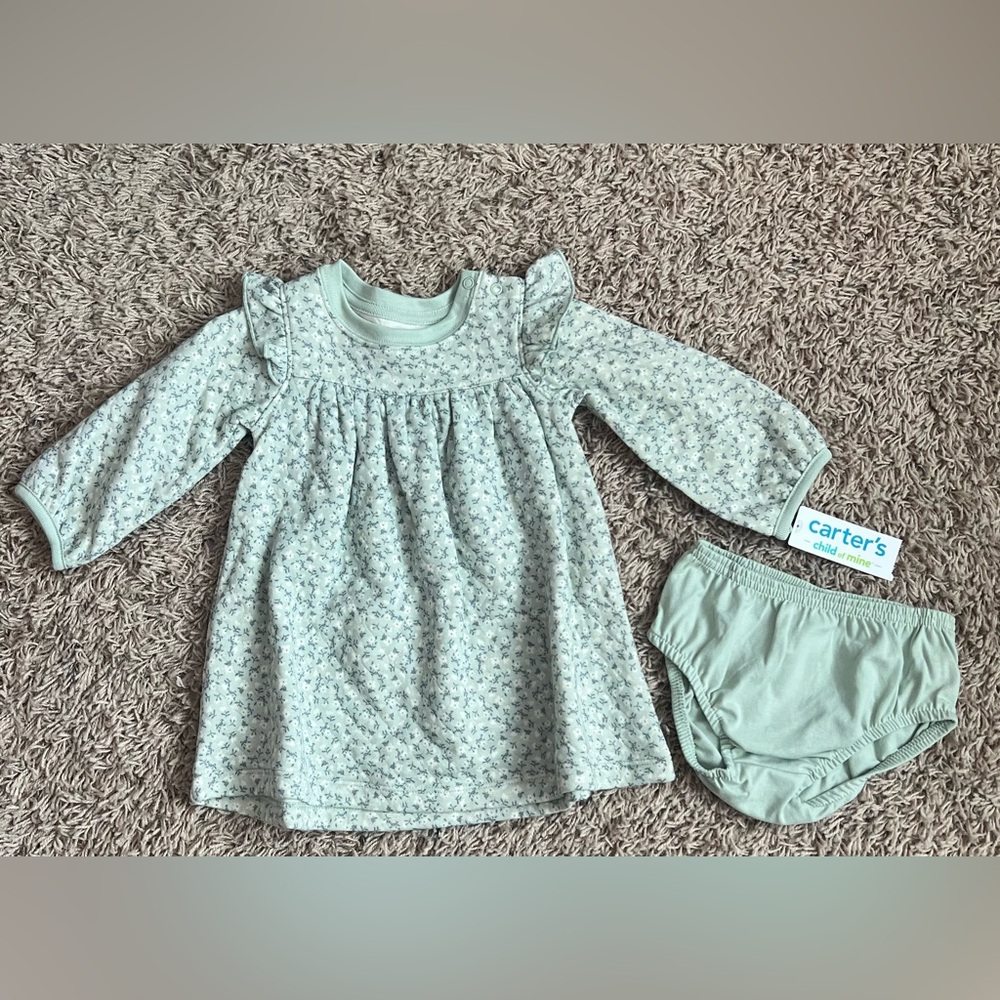 Carter's Dress Set 2 Pieces Size: 12 Months